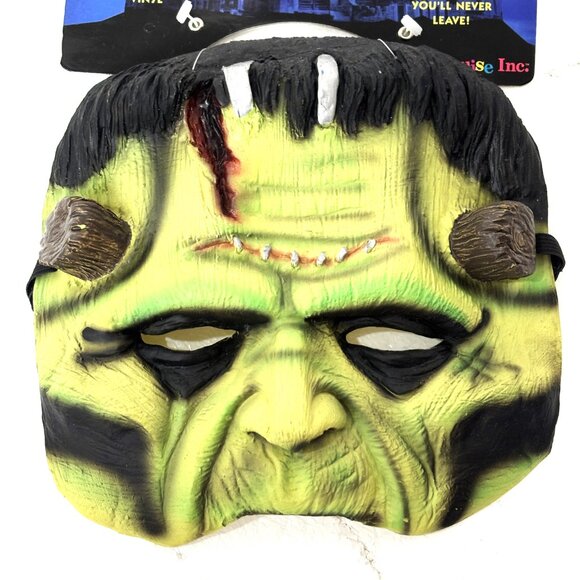 Disguise Green and Black Monster Face Mask - Picture 3 of 9